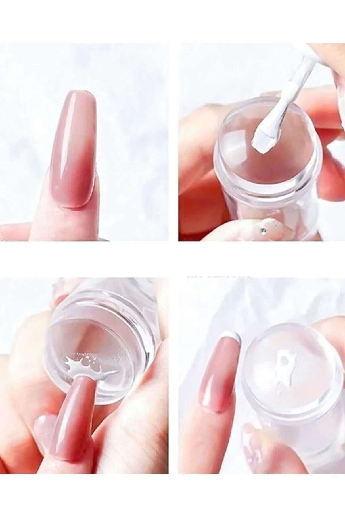 Nail Master Tırnak Süs Damgalama Stamper Kolay French Aleti