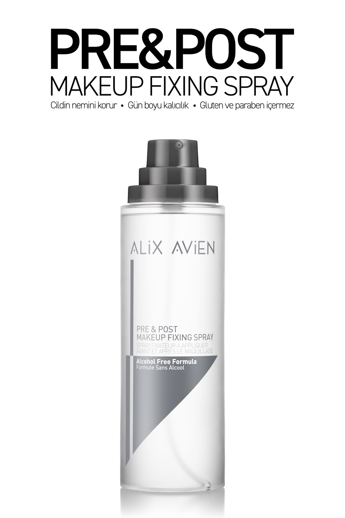 Alix Avien Pre&Post Makeup Fixing Spray - Makyaj Öncesi ve Sonrası Makyaj Sabitleyici Sprey