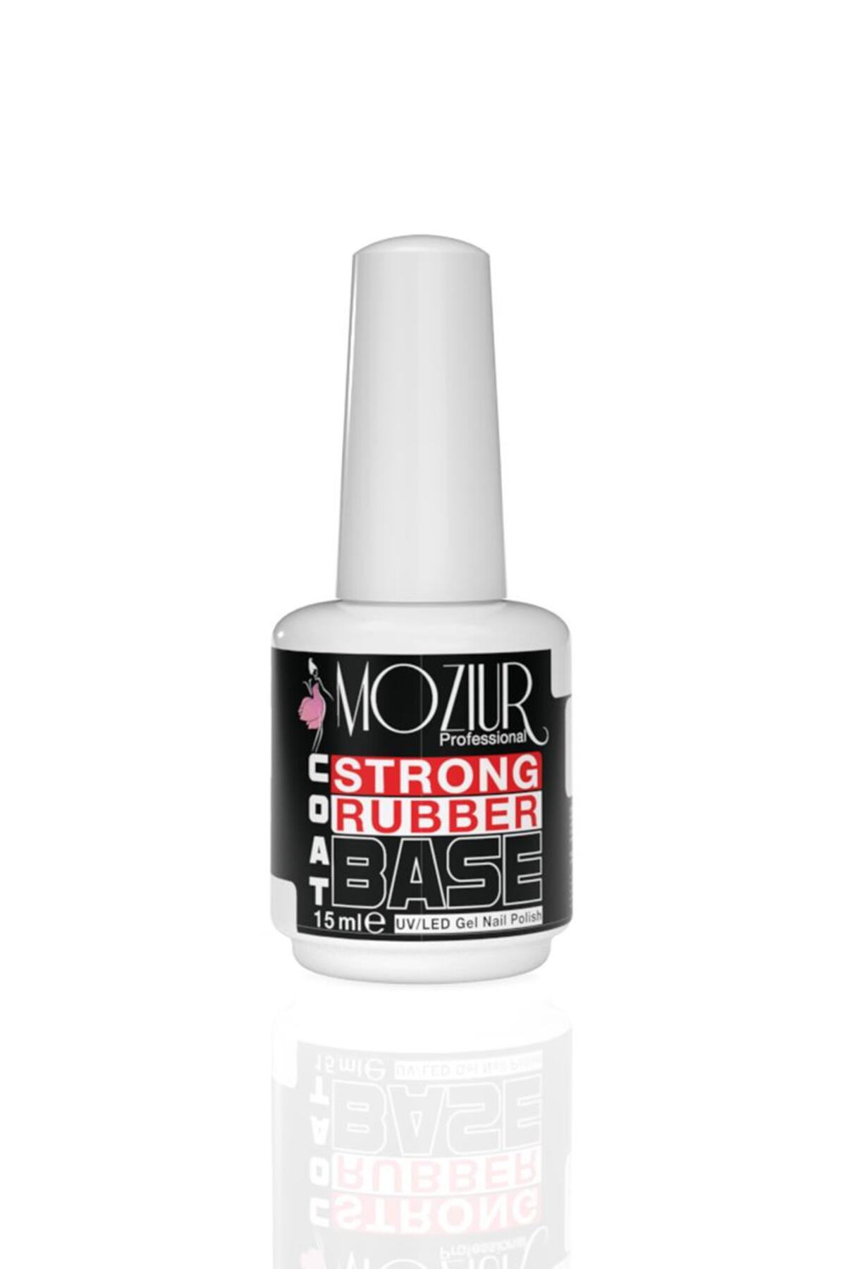 MOZIUR Strong Rubber Base Coat ve Diamond Top Coat 15 ml 2’li Set - Görsel 3