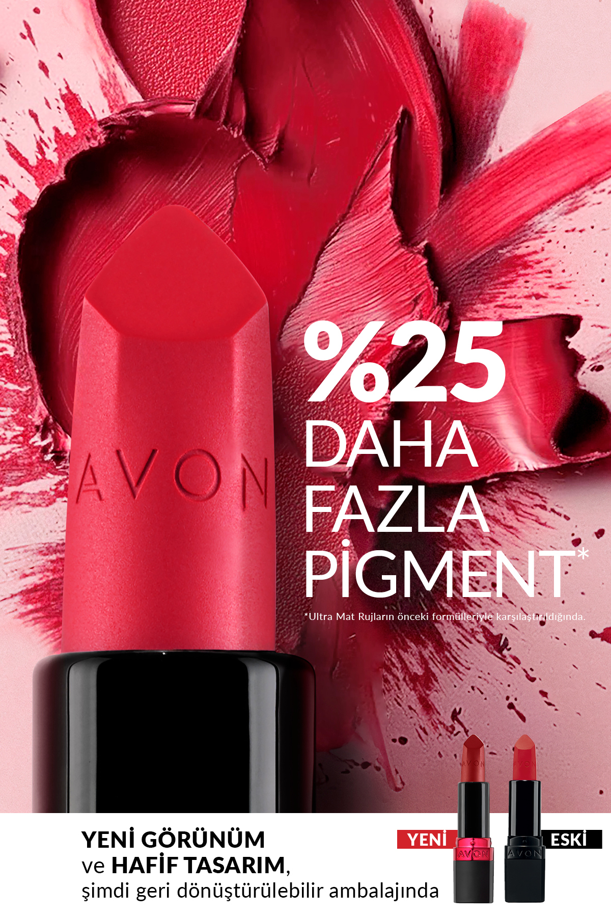 AVON Ultra Mat Ruj - Posh Petal - Görsel 3