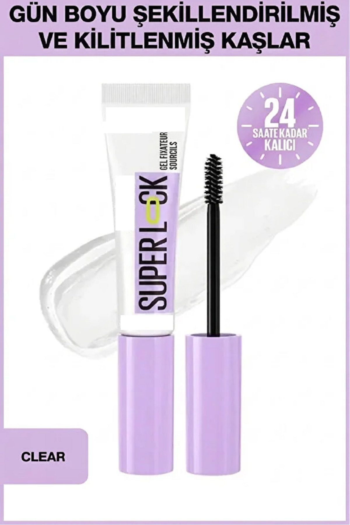 Genel Markalar New York Super Lock Brow Glue Kaş Sabitleyici Maskara