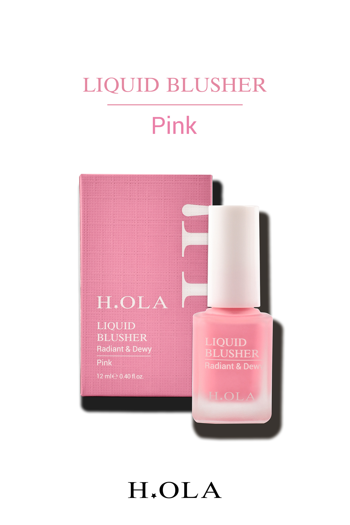 h.OLA Likit Allık | LIQUID BLUSHER PINK | Kalıcı Yüksek Pigmentli | Pink