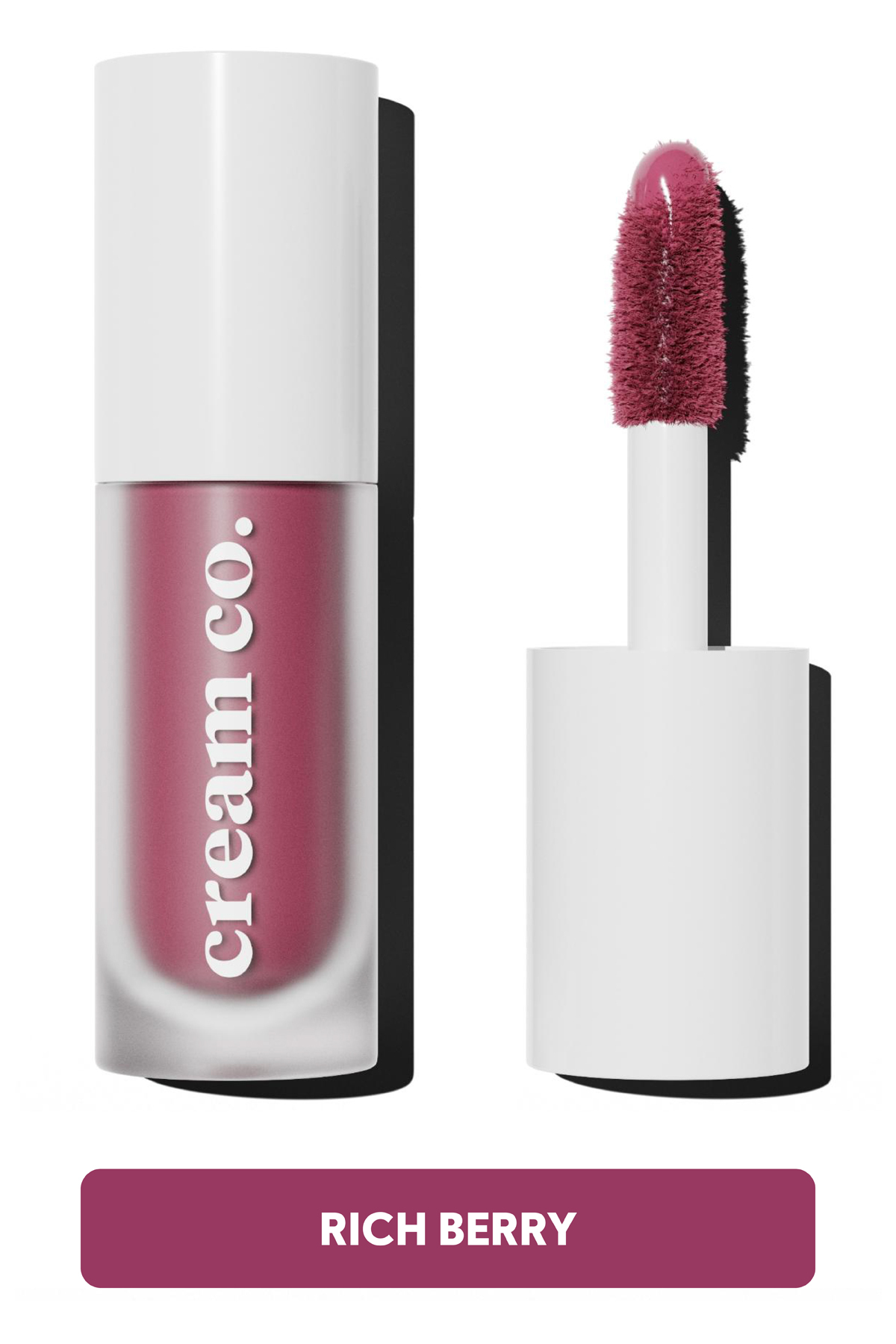 Cream Co. Allık Ruj Göz Farı Glow Tint Rich Berry | Nemlendirici Makyaj | Pembe Bordo | Hyaluronik Asit Peptit