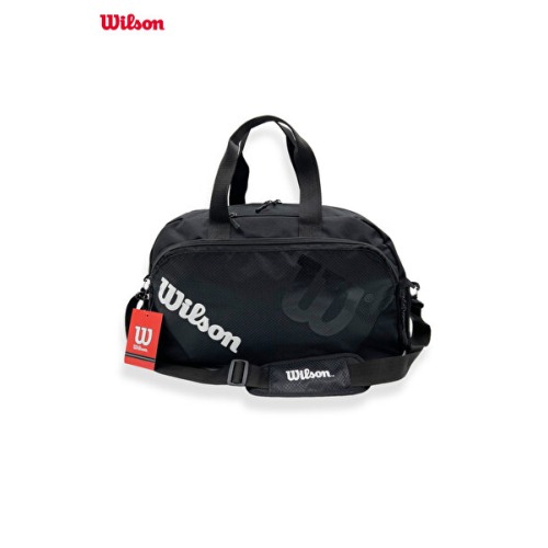Wilson Spor Çantası Siyah Renk Spor Seyahat Çantası