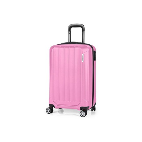 Polo Sky Spring Model Pembe Renk Küçük Kabin Boy Valiz Bavul