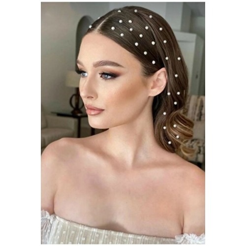 Monalisa Kadın Incili Sticker Saç Vücut Ve Yüz Taşı