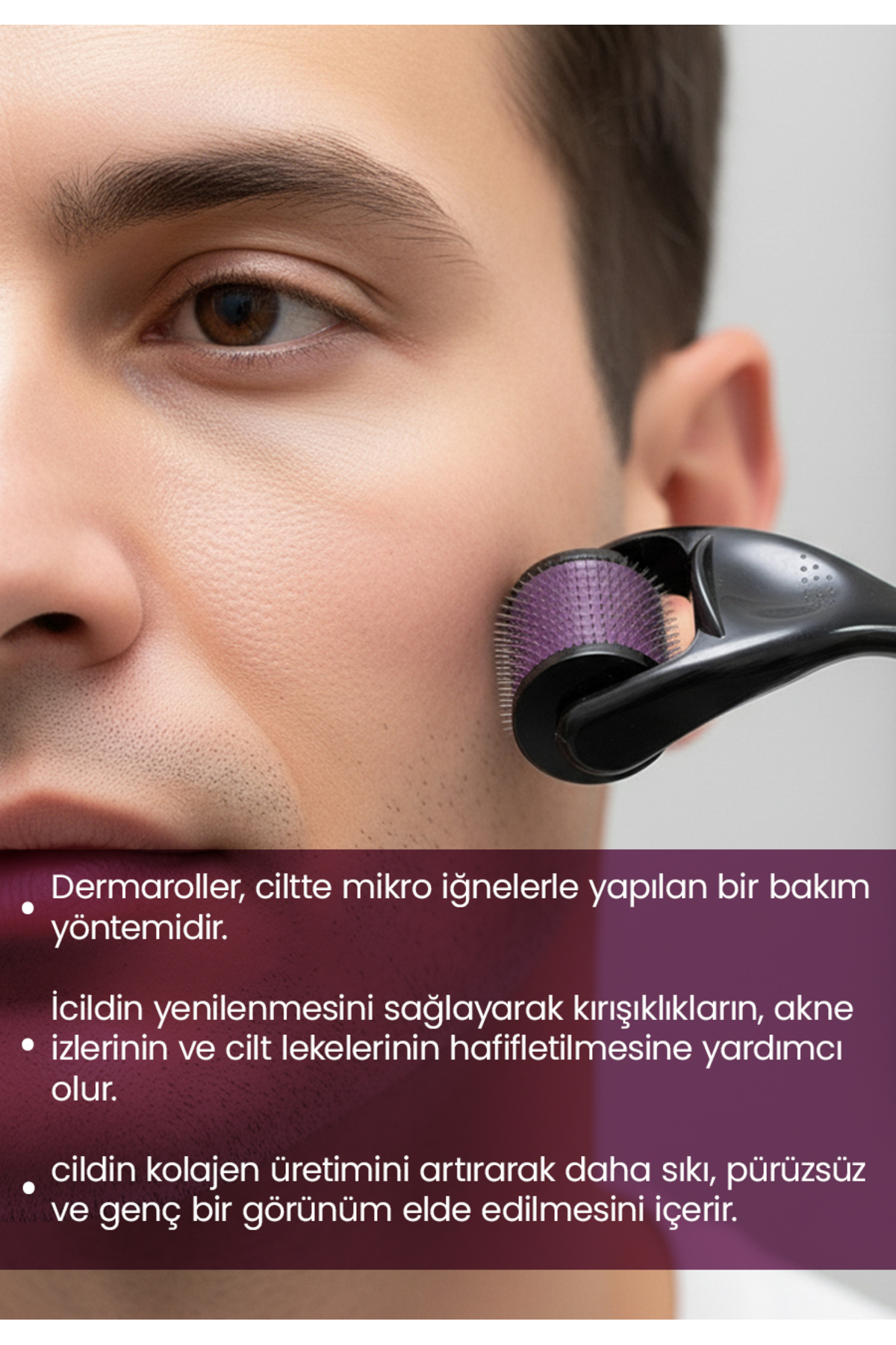 Lotravia Dermaroller 1 mm Ekonomik - Görsel 3