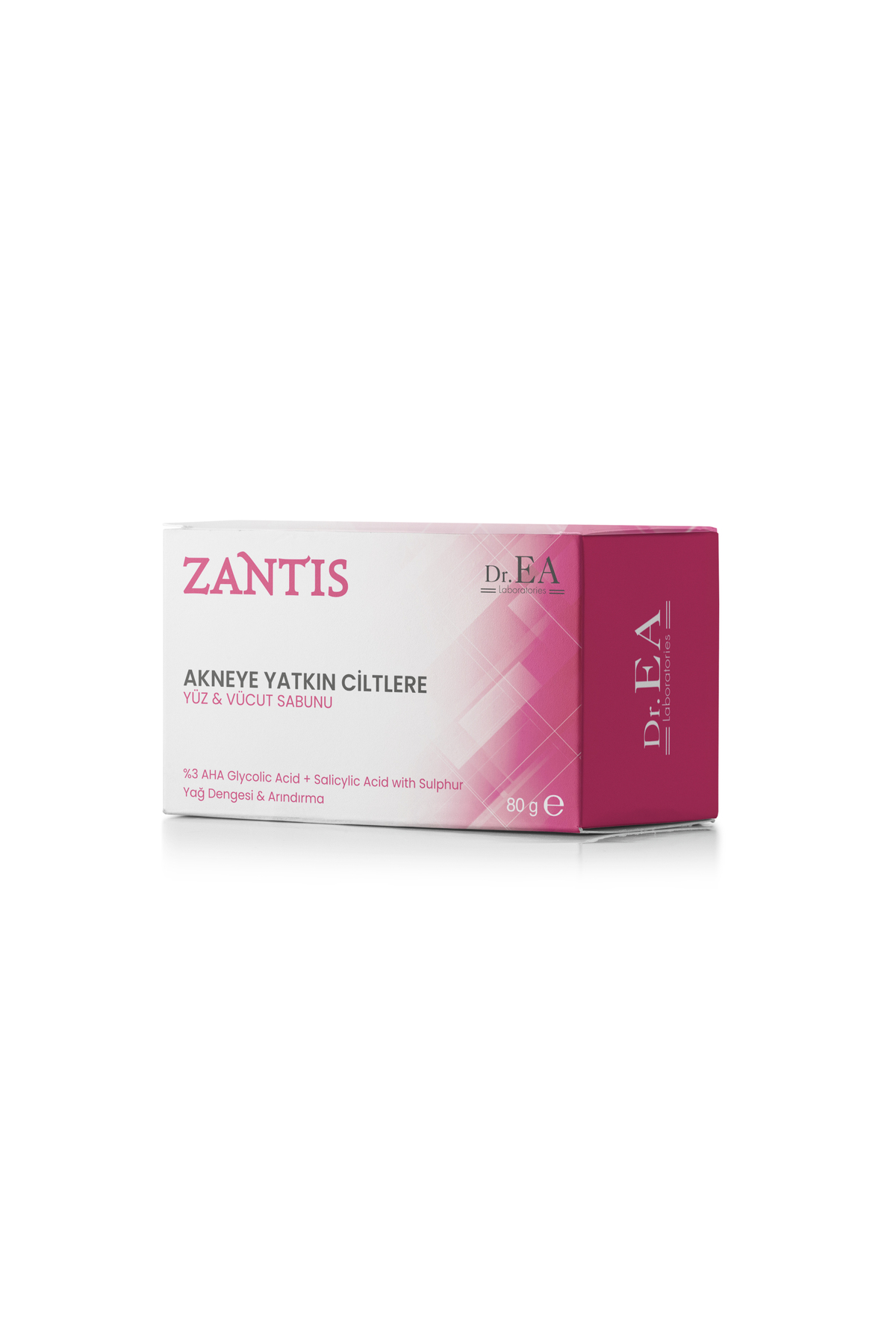 Dr. EA Laboratories Zantis Kükürt Salisilik Asit Glikolik Asit Sabunu 80 gr Kükürtlü Sabun