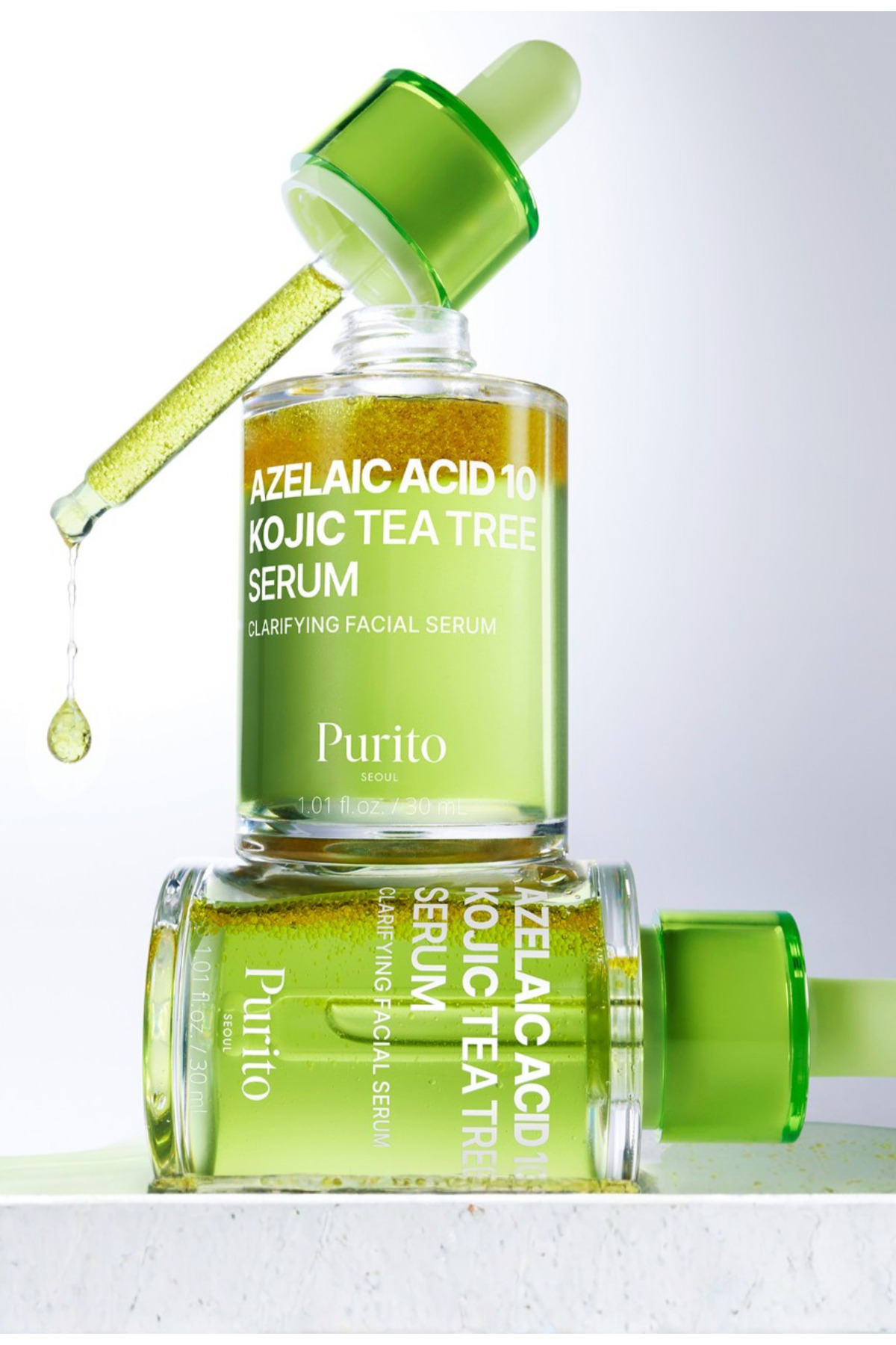 Purito Azelaic Acid 10% Kojic Acid Tea Tree Serum | Akne Karşıtı Leke Görünümü Dengeleyici Serum 30 ml
