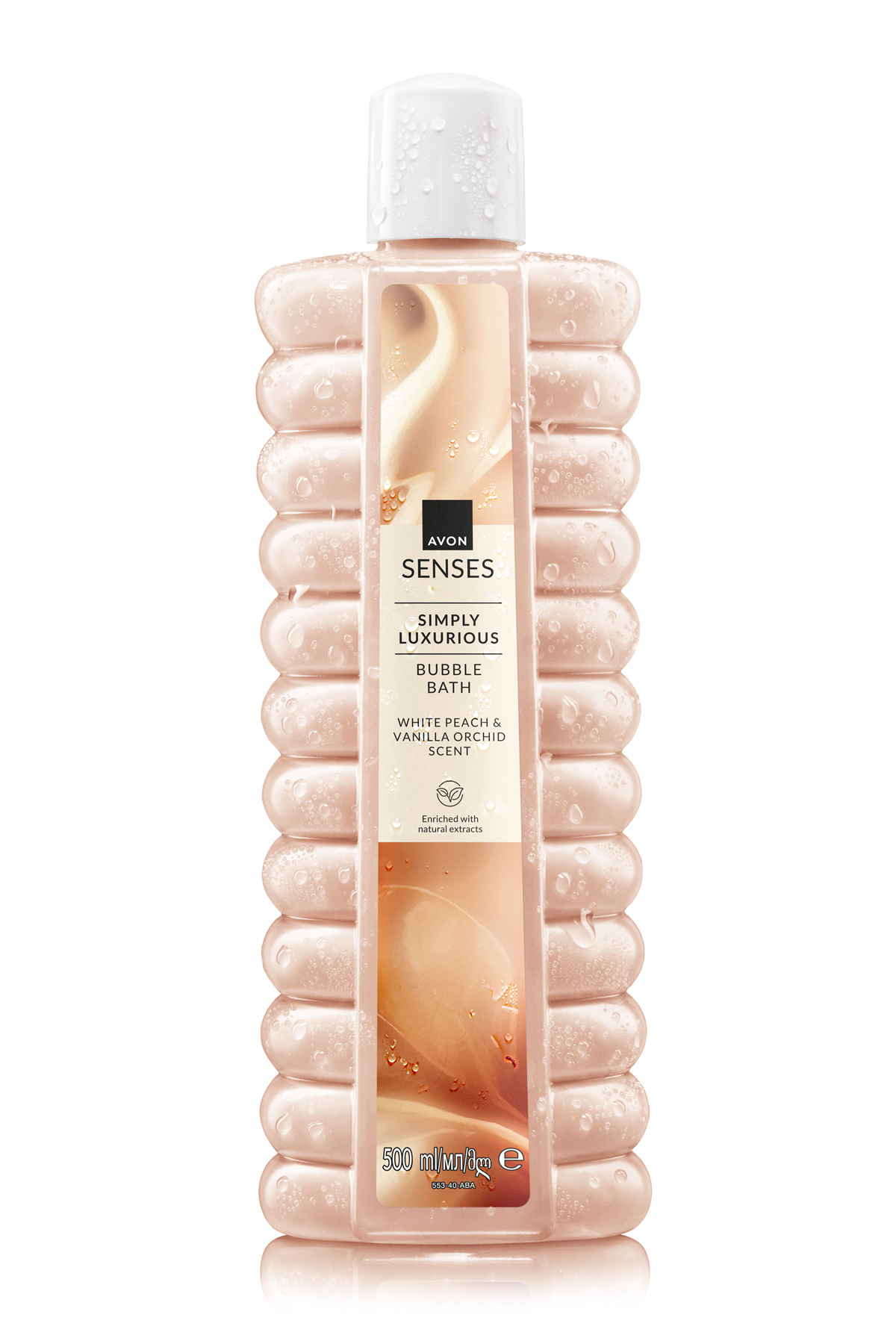 AVON Simply Luxurious Beyaz Şeftali ve Vanilya Orkide Kokulu Banyo Köpüğü 500 Ml.