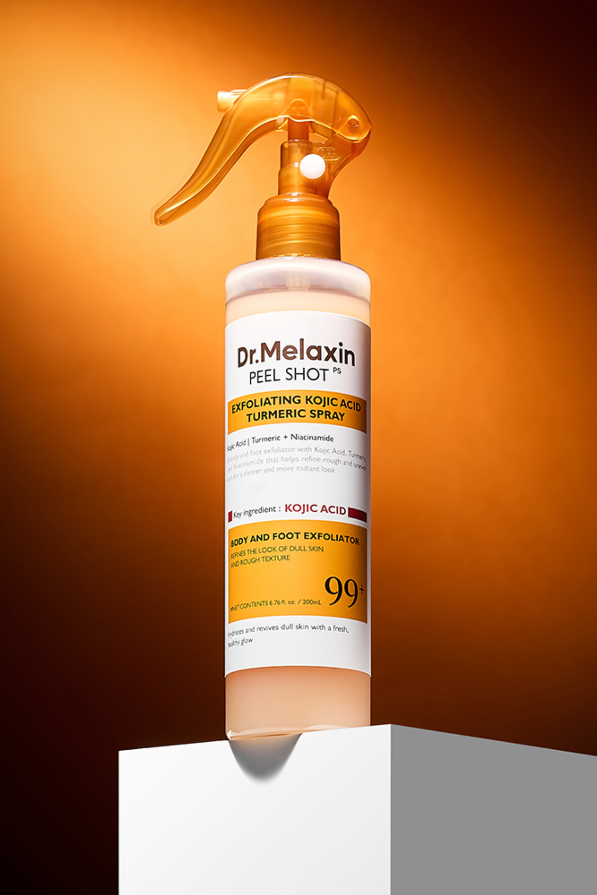 Dr.Melaxin Kojik Asit İçerikli Vücut Peeling Spreyi – Batık ve Kararma Karşıtı Bakım 200ml - Görsel 3