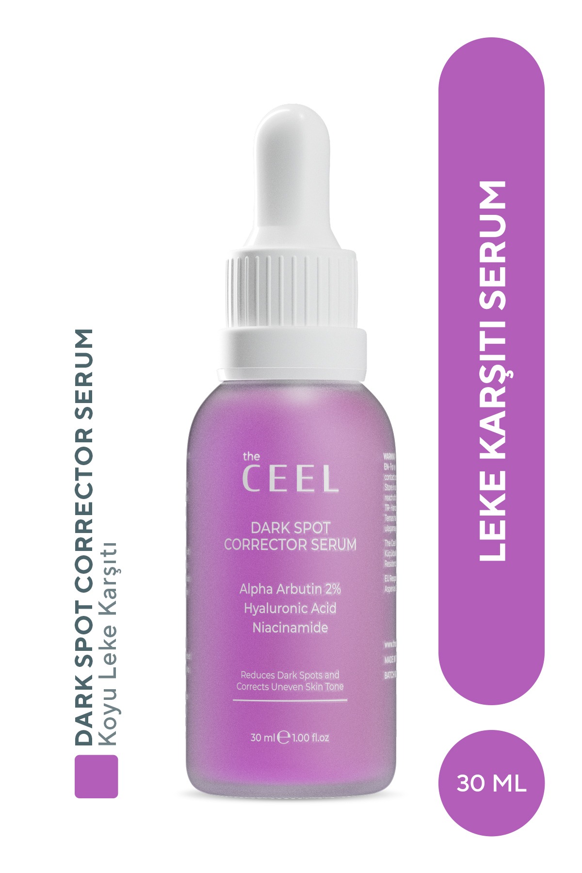 The Ceel Leke Karşıtı ve Cilt Tonu Eşitleyen Cilt Serumu | Glutatyon Niacinamide 30 Ml
