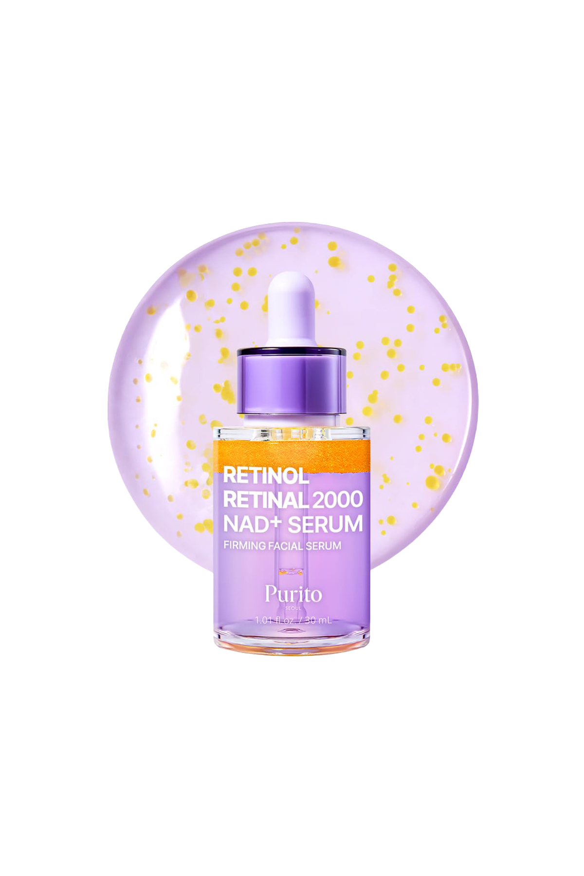 Purito Retinol 0.1% + Retinal 0.1% Anti-Aging Facial Serum | for Wrinkles, Fine Lines