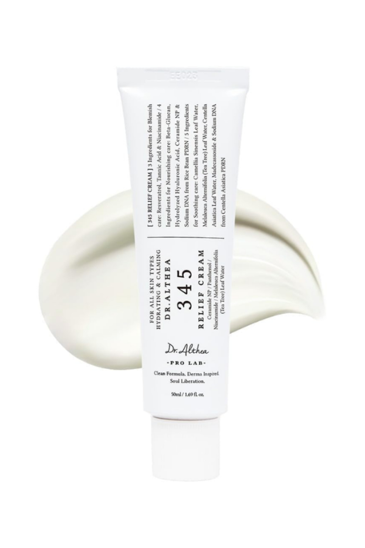 Dr.Althea 345 Relief Cream | Akne Karşıtı Niacinamide Resveratrol Centella Yatıştırıcı Nemlendirici Krem 50 ml