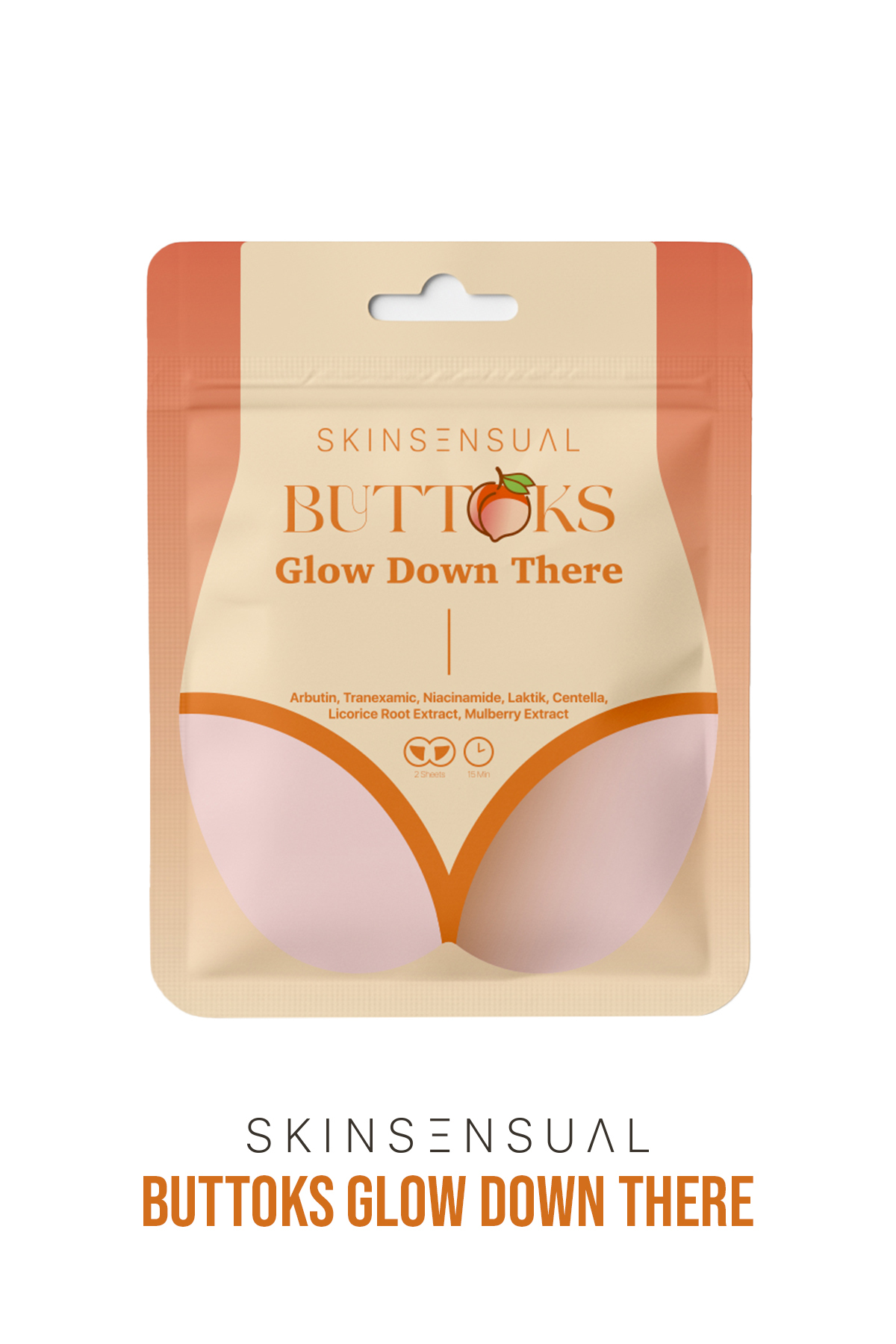Skin Sensual Buttoks Glow Down There Vücut Maskesi | Kararma Karşıtı ve Aydınlatmaya Yardımcı | 2 Parça