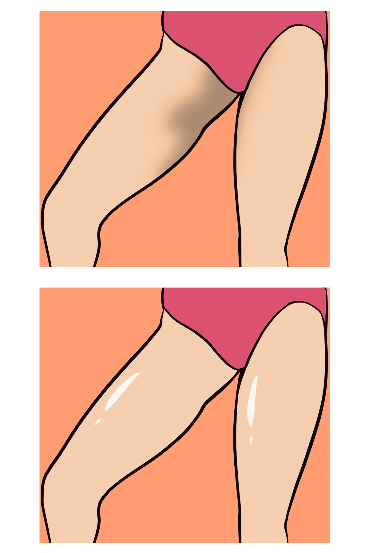 Skin Sensual Buttoks Glow Down There Vücut Maskesi | Kararma Karşıtı ve Aydınlatmaya Yardımcı | 2 Parça - Görsel 3