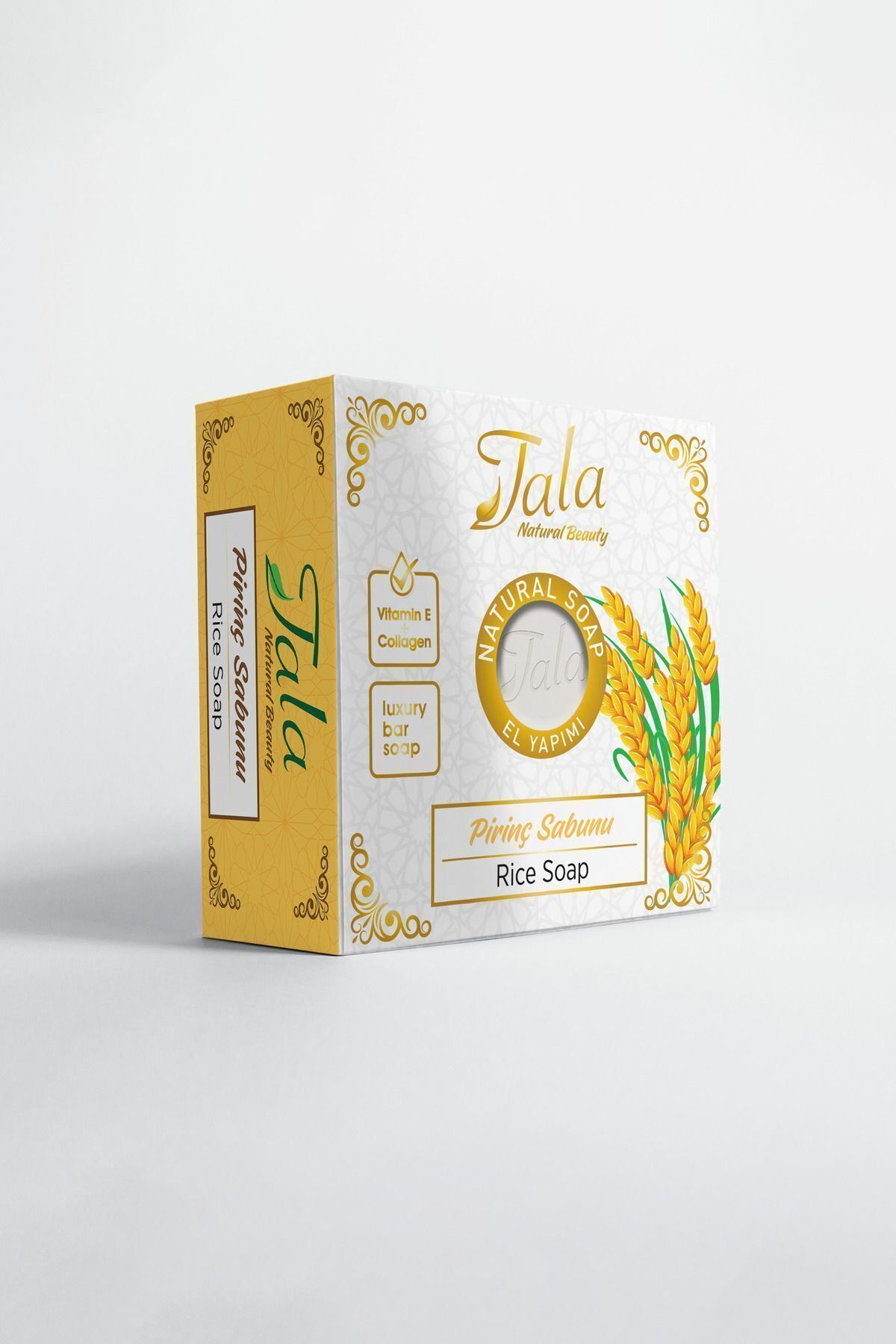 Tala Pirinç Sabunu Doğal Cilt Beyazlatıcı Aydınlatıcı 150 Gr - Görsel 3