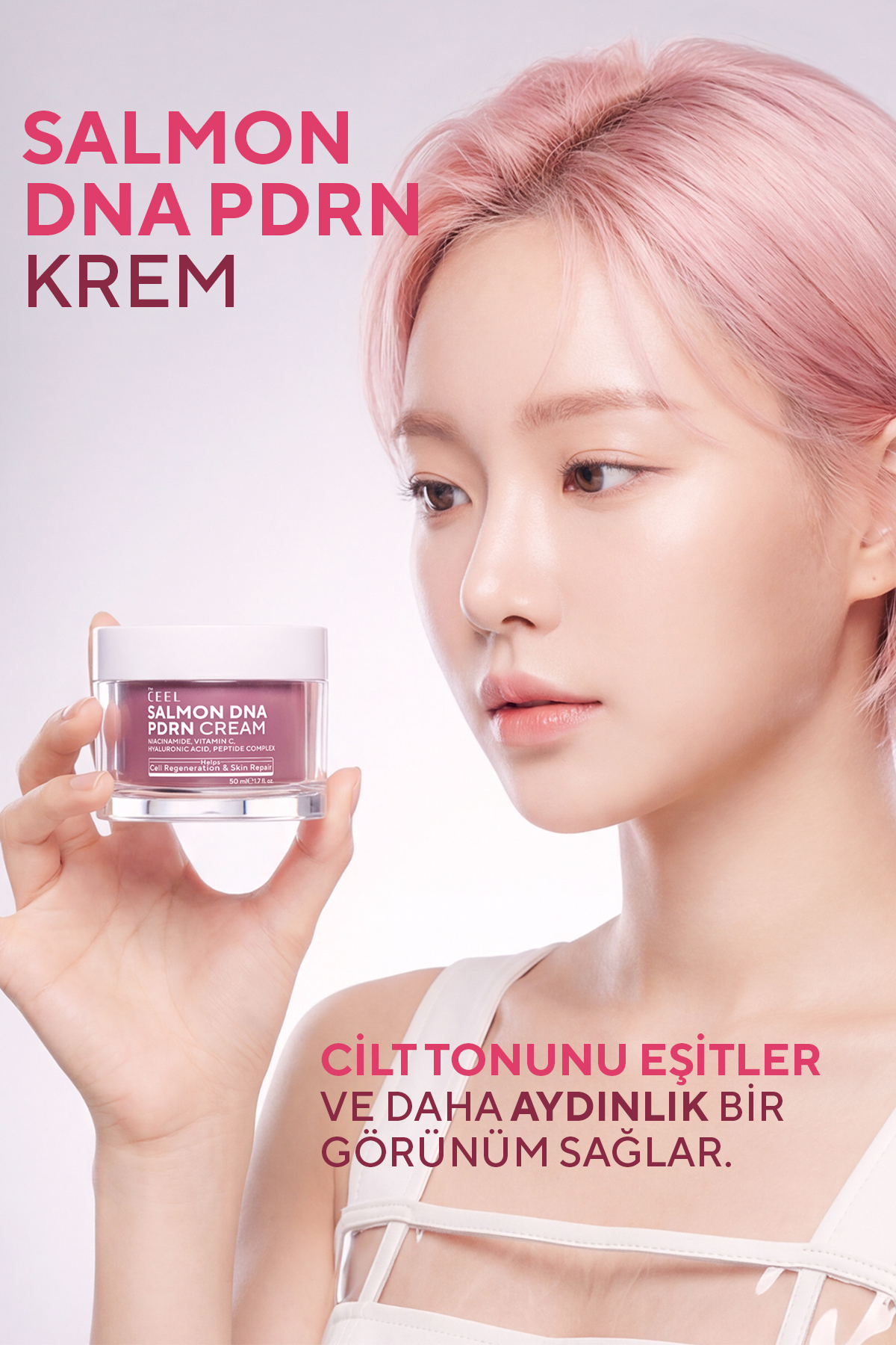The Ceel Somon DNA PDRN Onarıcı Yüz Kremi – Seramid & Peptit Kompleksi 50 ml - Görsel 3