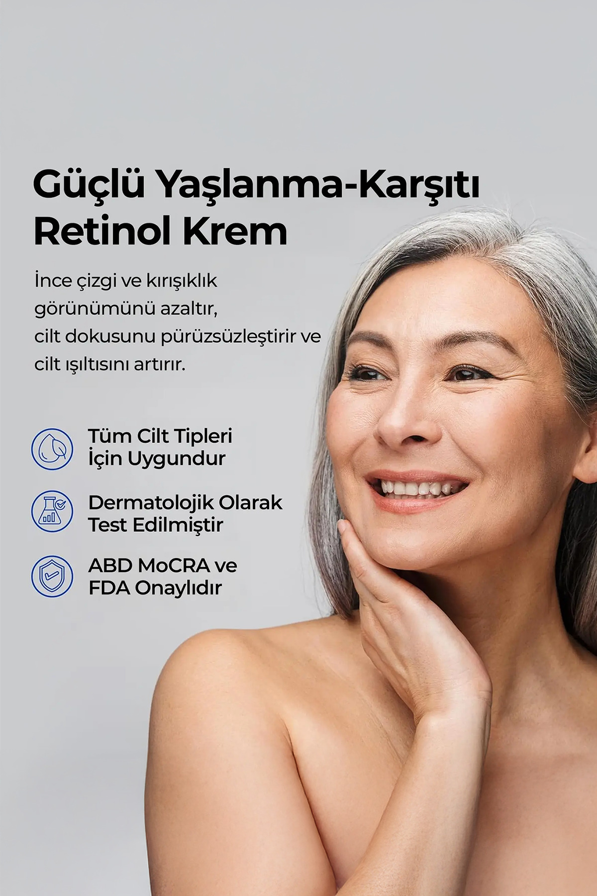 A313 Vitamin A Yaşlanma ve Kırışıklık Karşıtı Retinol Krem 50 g - Görsel 3
