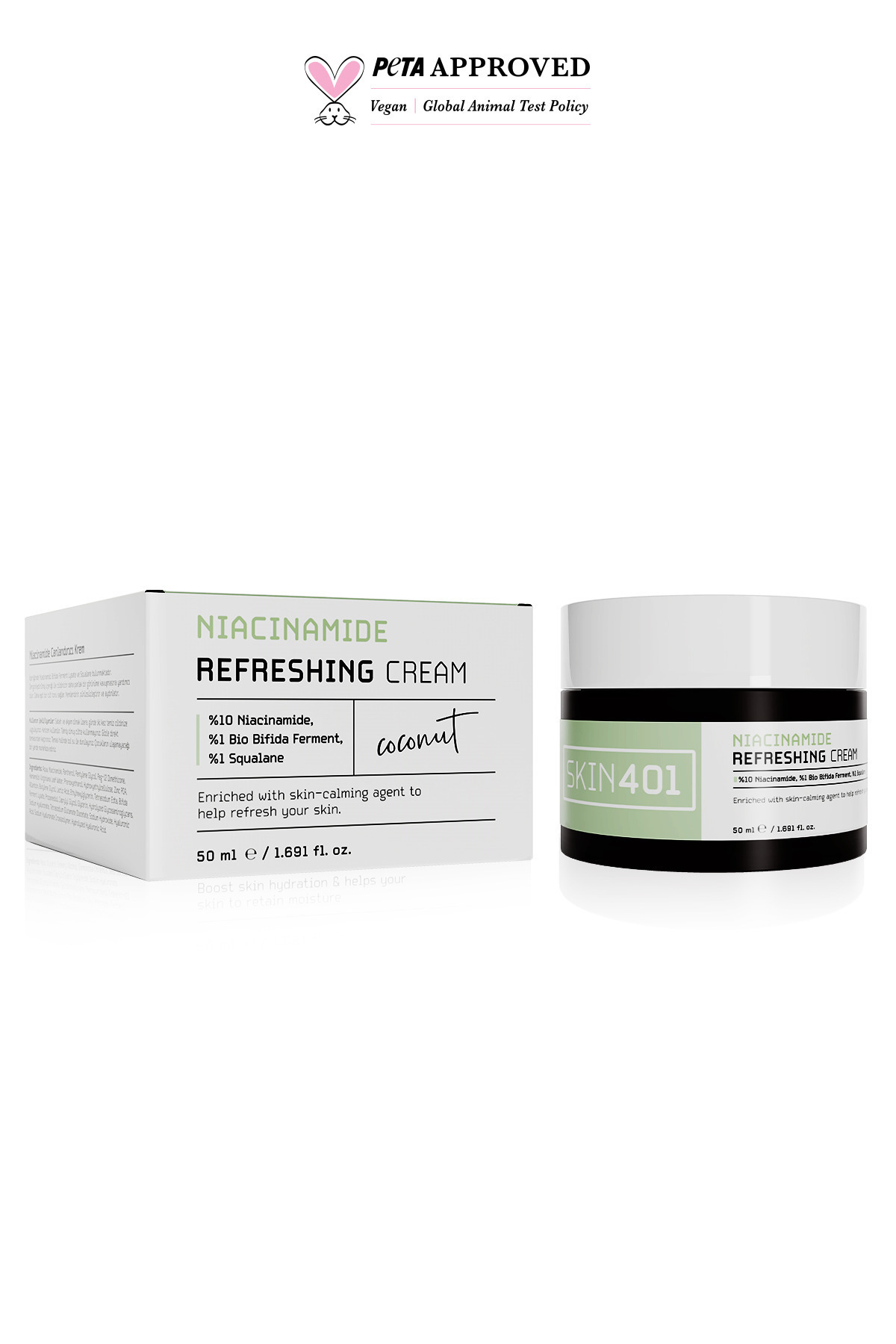Skin401 Aydınlatıcı, Leke Karşıtı Renk Tonu Eşitlemeye Yardımcı Bakım Kremi 50ml (SU BAZLI)