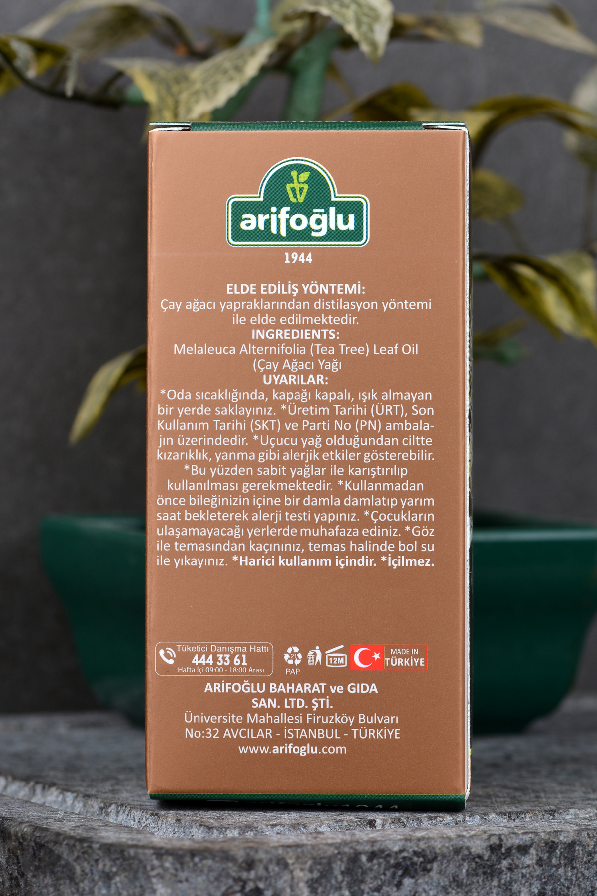 Arifoğlu Çay Ağacı Yağı 10ml %100 Saf ve Doğal Tea Tree Essential Oil - Görsel 3