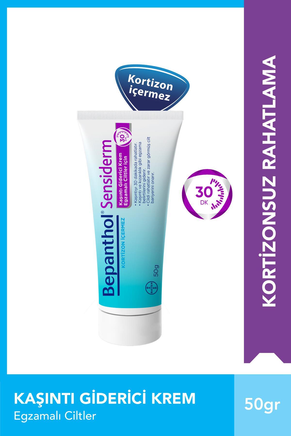 Bepanthol Sensidermi Krem 50g Çok Kuru, Atopik, Egzamalı Ciltler için Kızarıklık ve Giderici
