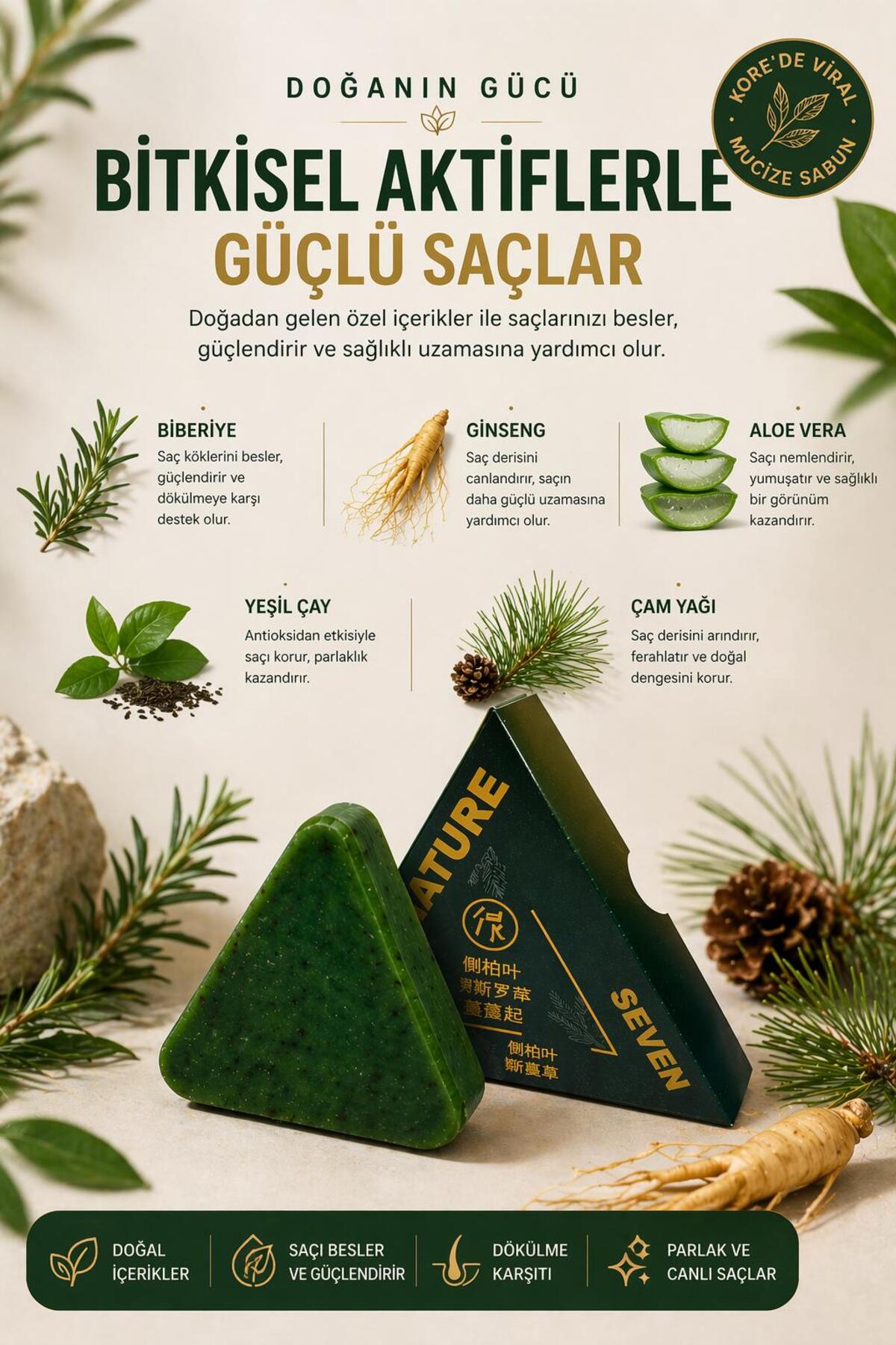 pharmarosso SAÇ ÇIKARAN BİBERİYELİ SABUN - Görsel 3