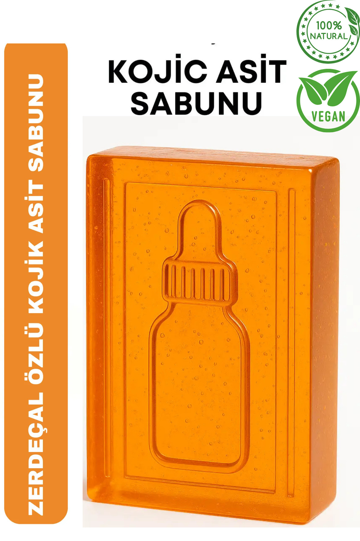VERANT Kojik Asit Sabunu (Zerdeçal Ve Kojik Asit) Leke ve Kırışıklık Karşıtı Kojic Asit Sabunu