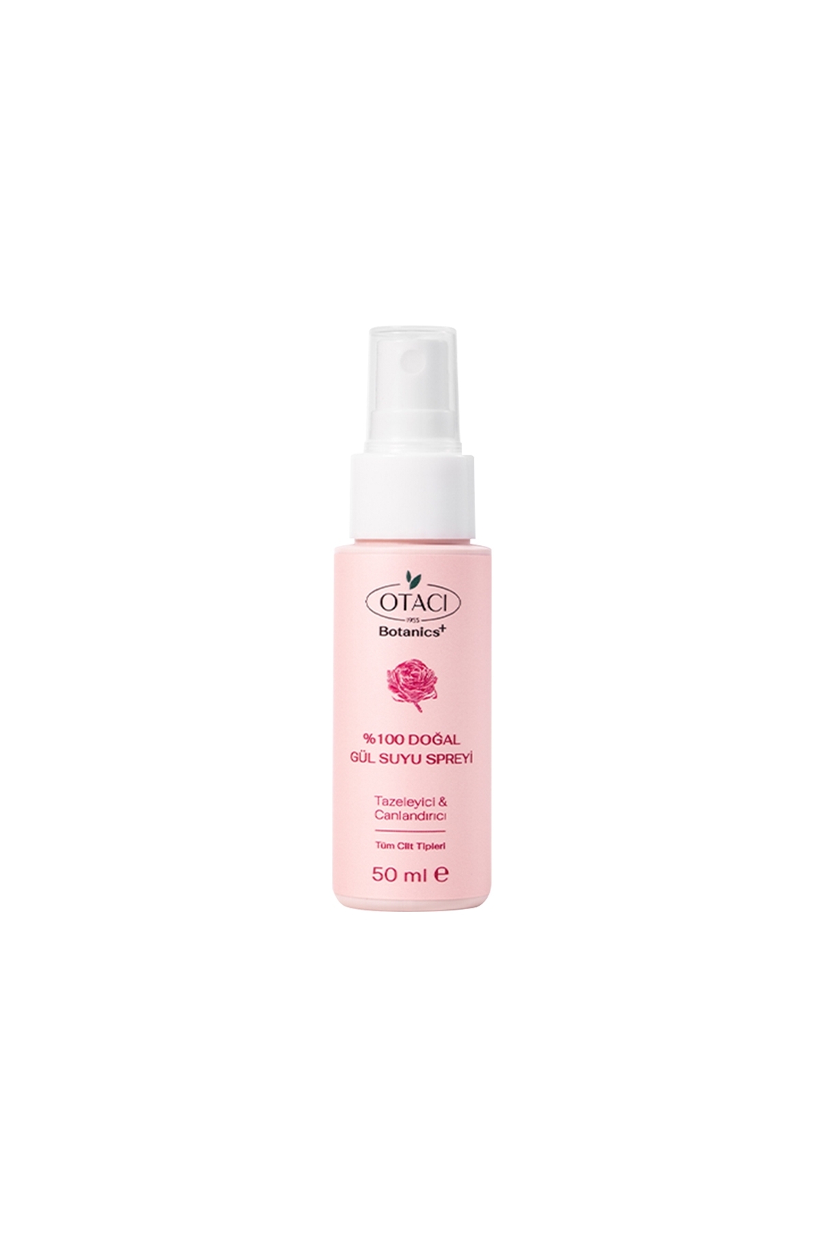 Otacı %100 Doğal Gül Suyu Yüz Spreyi 50 ML