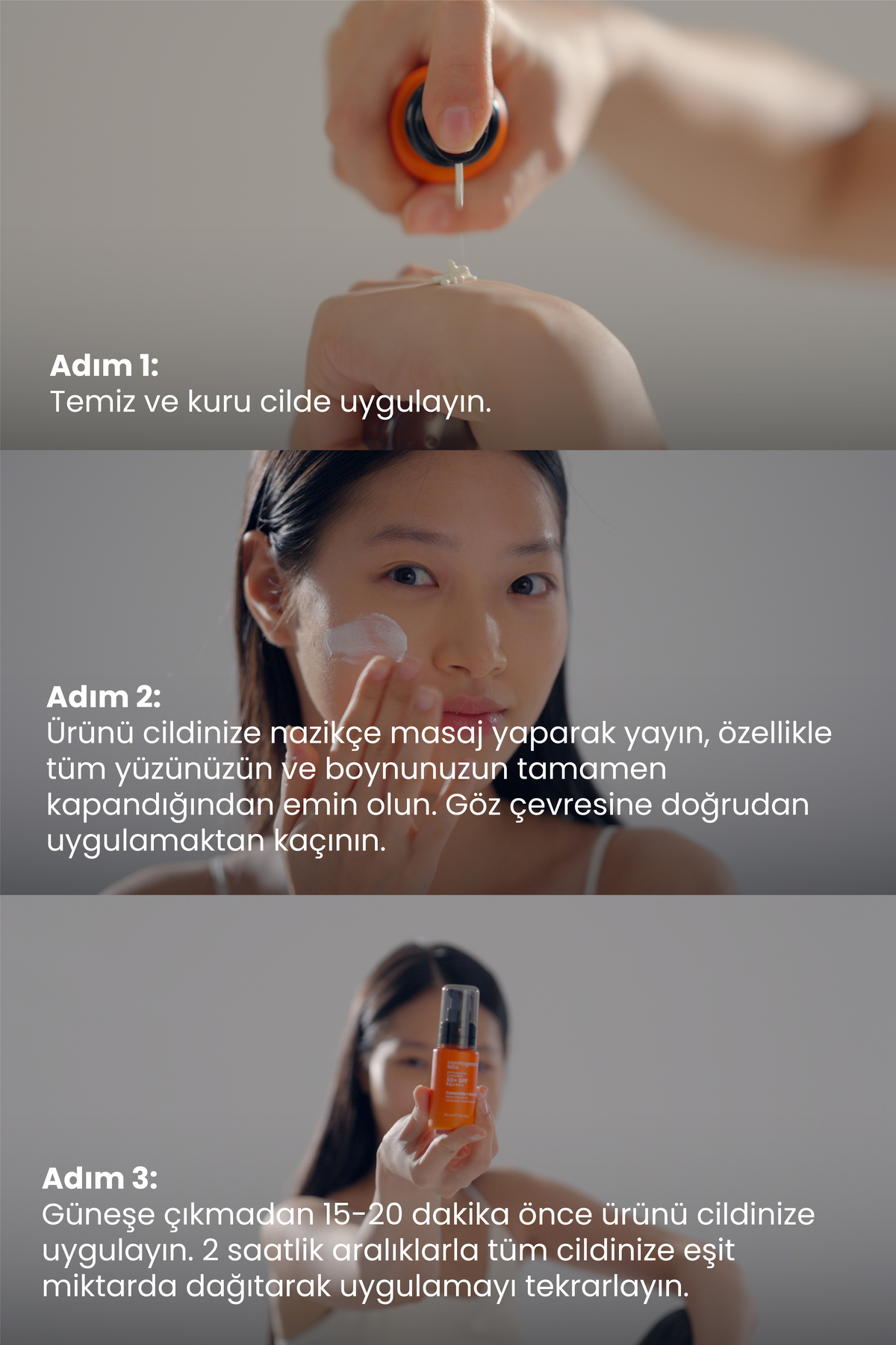 Cosmogenesis Labs Yüz Güneş Kremi 50ml - Su Bazlı Spf 50 Ultra Koruyucu Leke Karşıtı Nemlendirici Vegan (TÜM CİLTLER) - Görsel 3