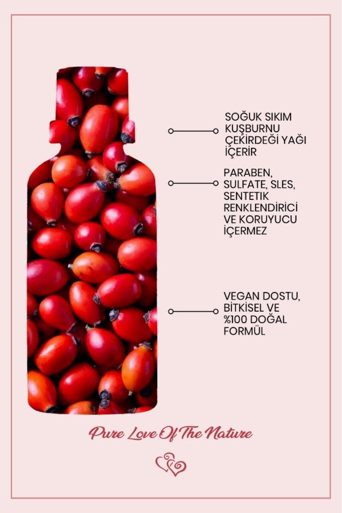 Bade Natural Kuşburnu Çekirdeği Yağı Soğuk Sıkım Leke Karşıtı Ve Aydınlatıcı %100 Saf 30 ml - Görsel 3