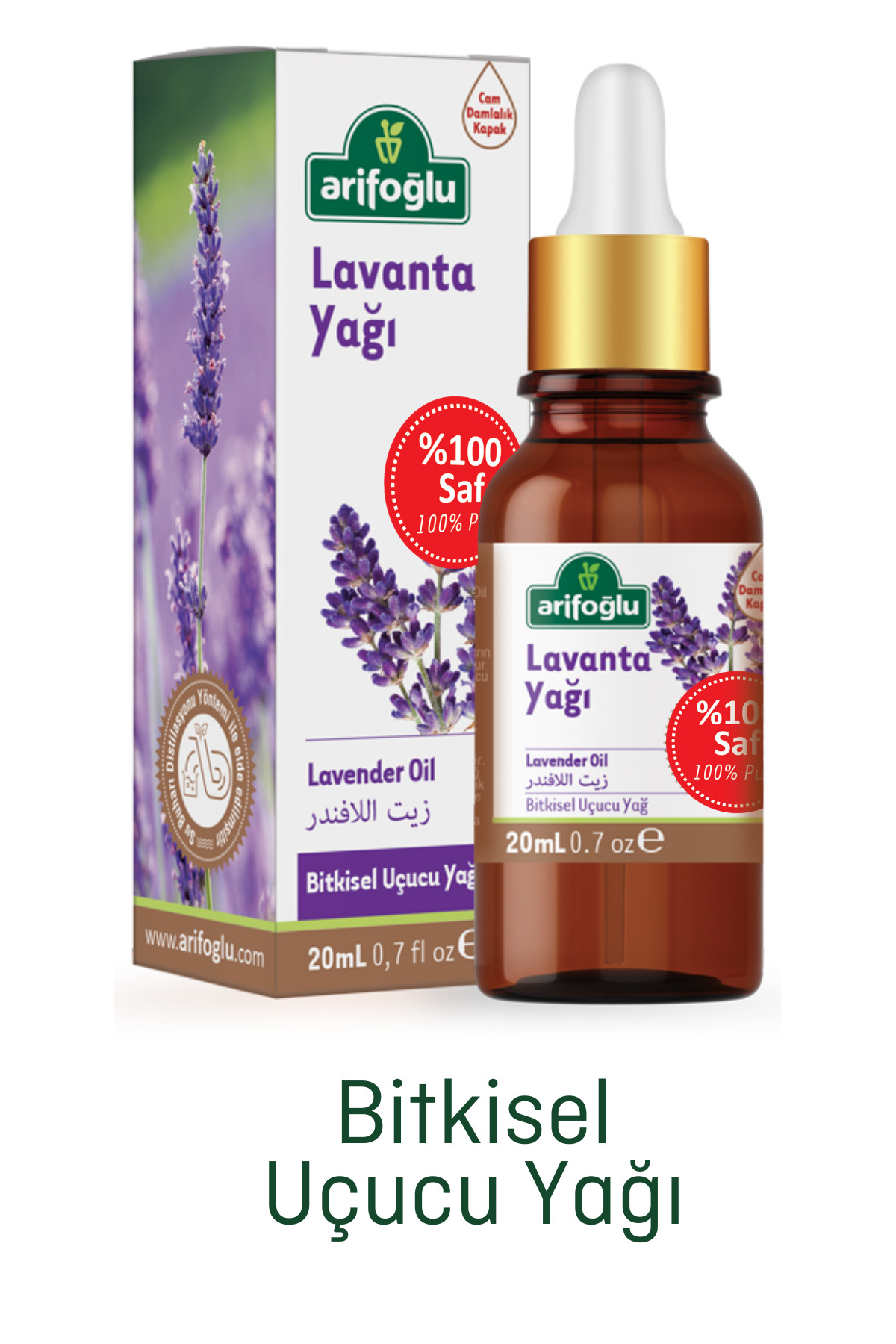 Arifoğlu Lavanta Yağı 20ml %100 Saf Ve Doğal Lavender Oil