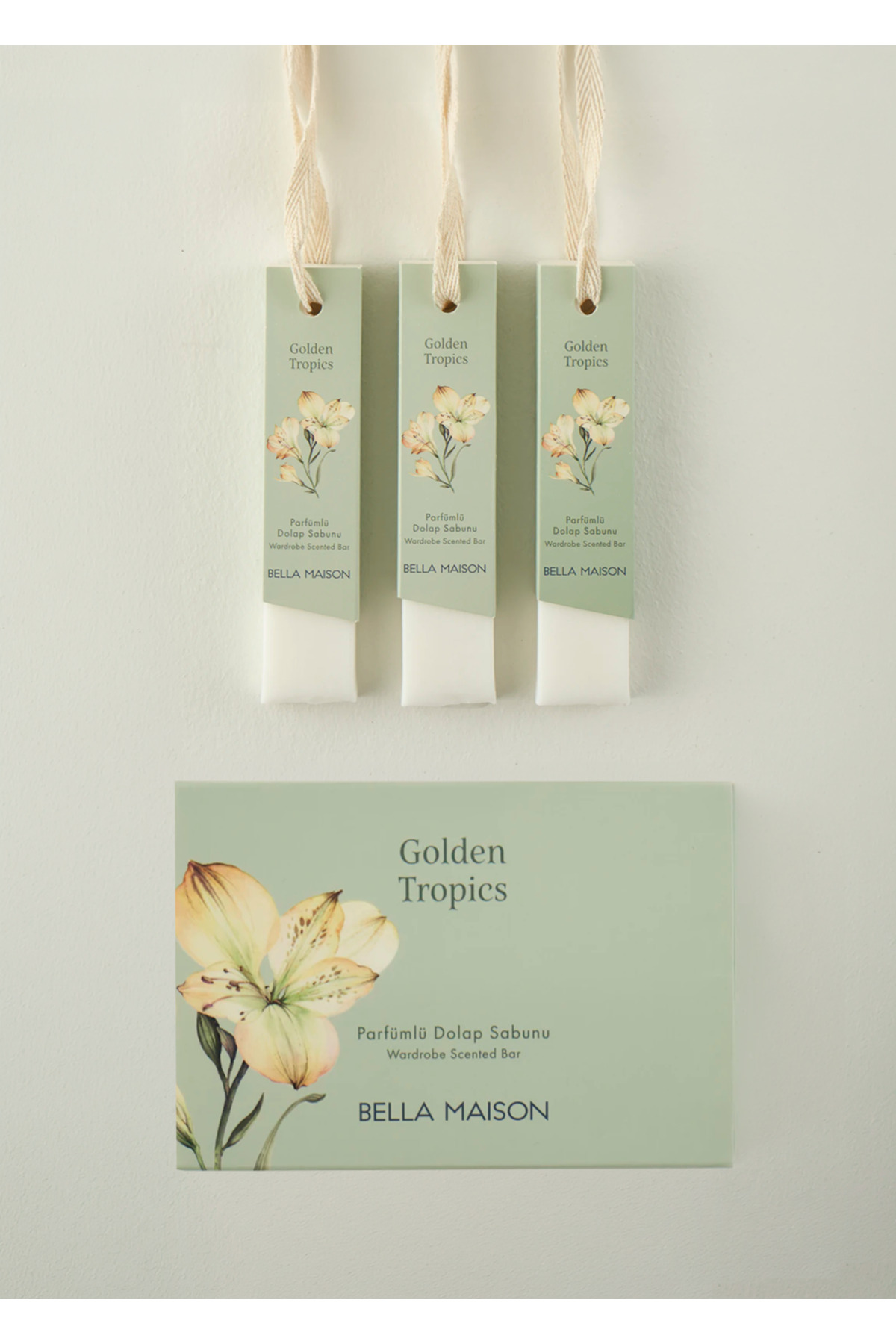 Bella Maison Golden Tropics Dolap Sabunu Yeşil (120 gr)