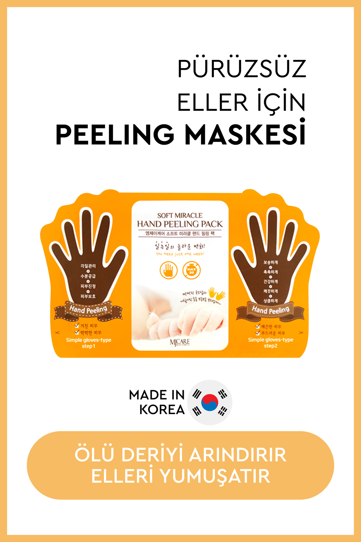Mjcare Hand Peeling - Soyulan El Peeling Maskesi