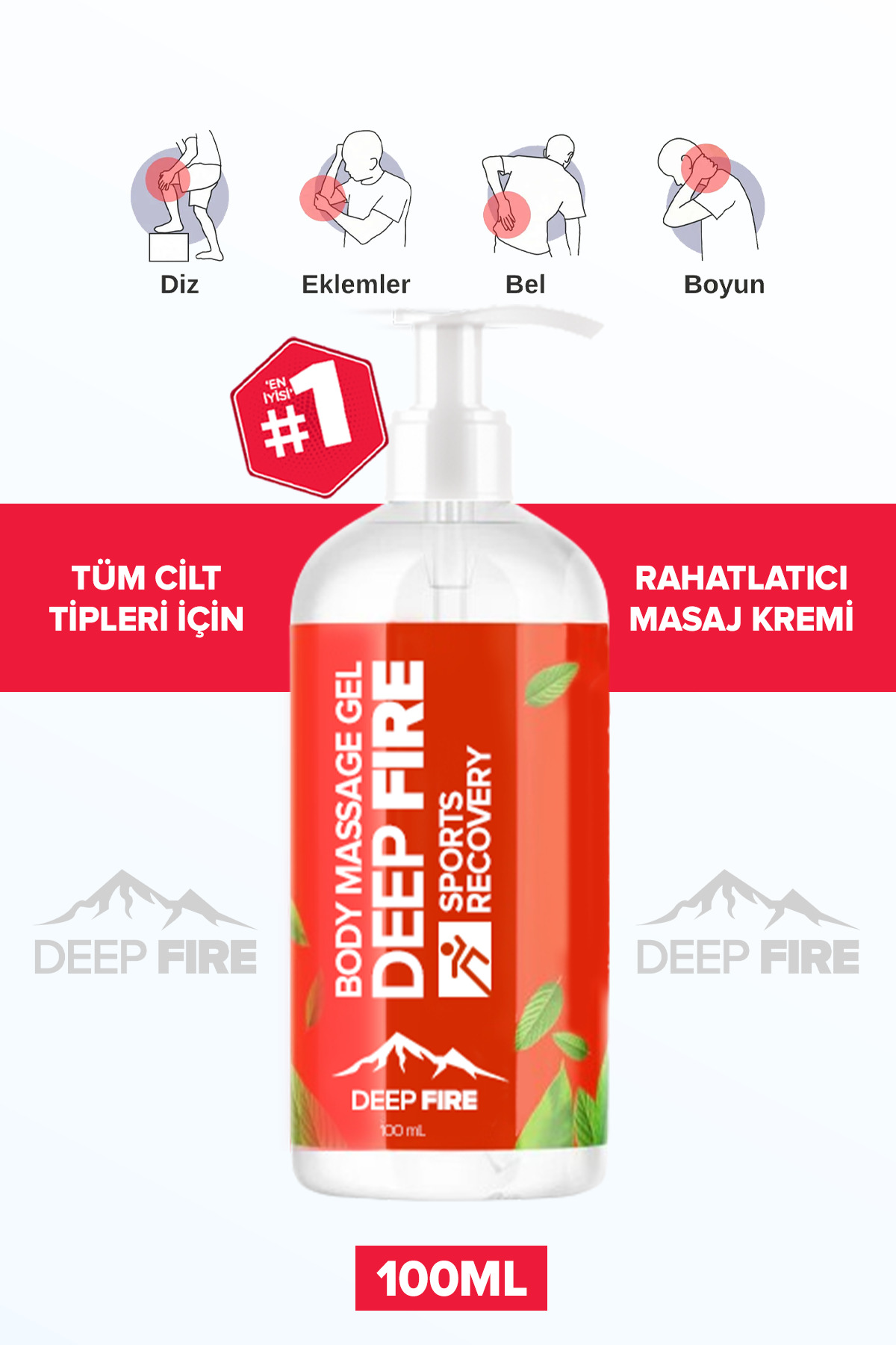 deep fire body massage jel