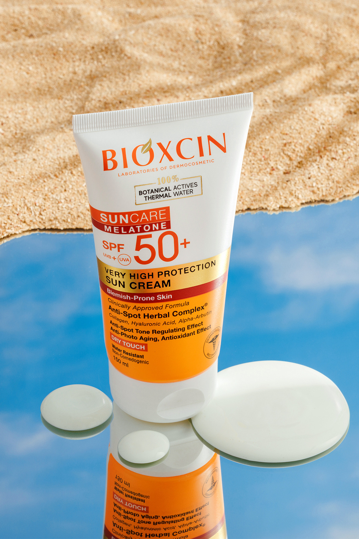 Bioxcin Sun Care Leke Eğilimli Ciltler Için Güneş Kremi 50 Spf 150 Ml - Leke, Dry Touch, Mat, Kolajen - Görsel 3