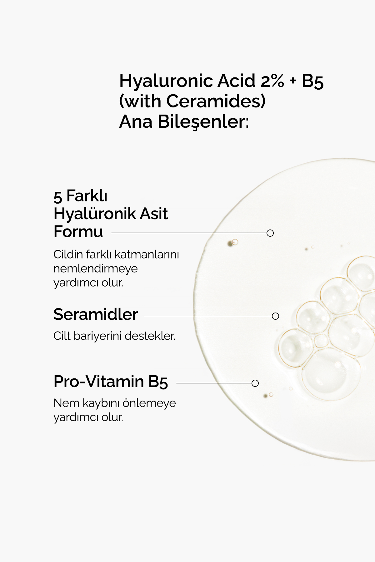 The Ordinary Hyaluronic Acid 2% + B5 - Derinlemesine Nemlendirici Serum 60ml - Görsel 3
