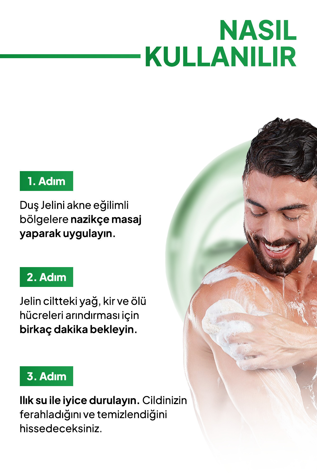 bodylita Anti-acne Vücut Şampuanı %6 Serum Içerikli Acne Karşıtı Duş Jeli - Görsel 3
