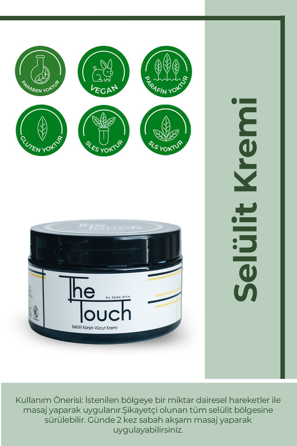 The Touch By Seda Altın Selülit Kremi 250 ML - Görsel 3