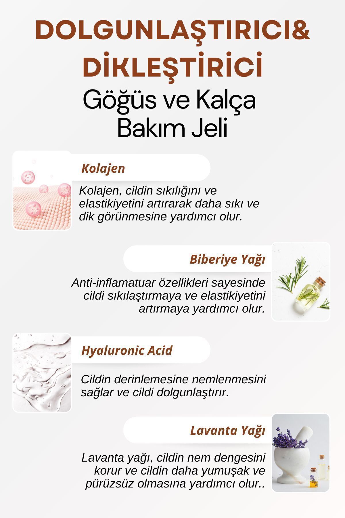 For You Gold Dolgunlaştırıcı, Dikleştirici Göğüs Ve Kalça Büyütmeye Yardımcı Bakım Jeli 100 ml - Görsel 3