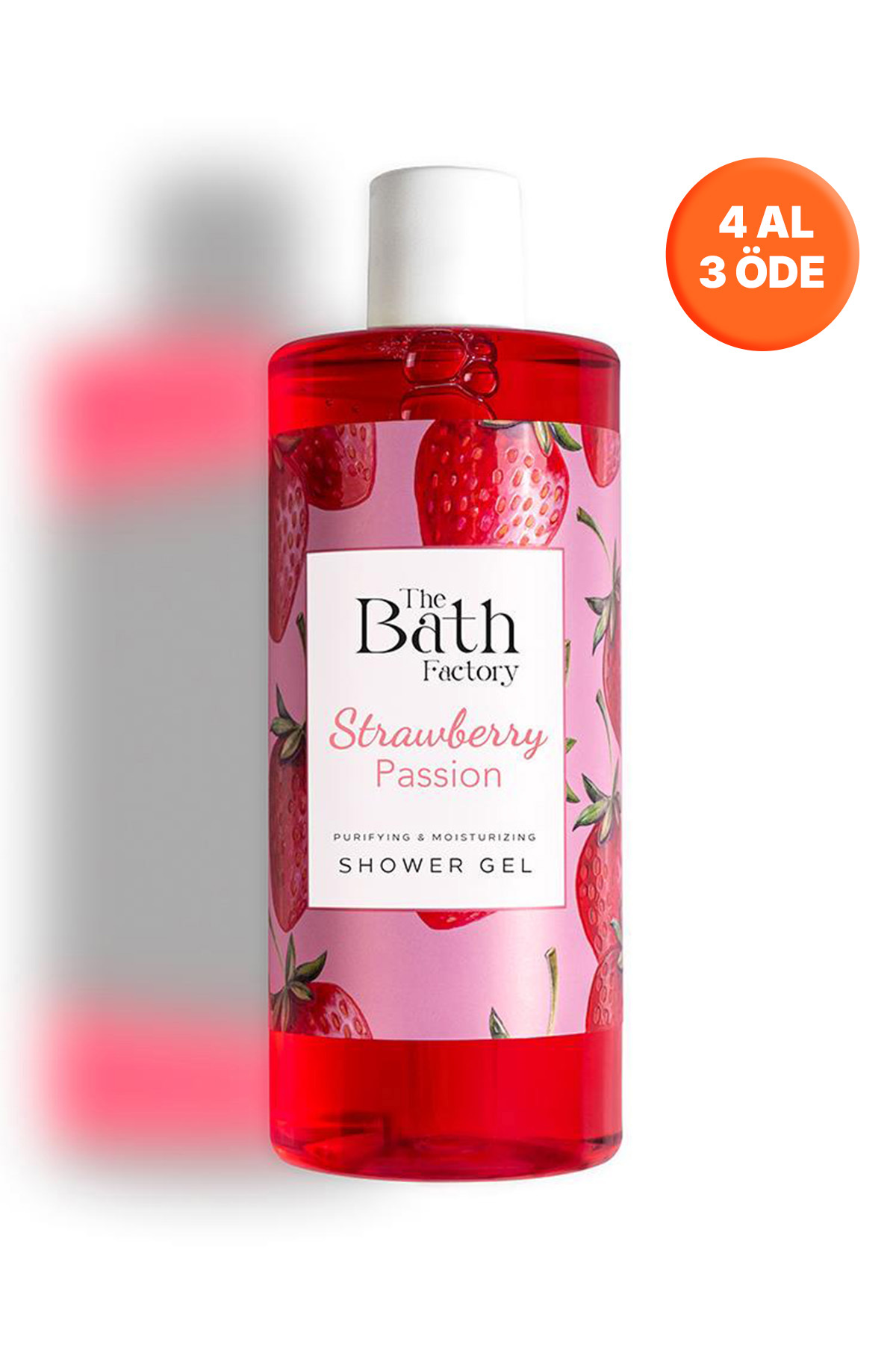 THE BATH FACTORY Nemlendirici ve Besleyici Strawberry Passion Duş Jeli 400 ml