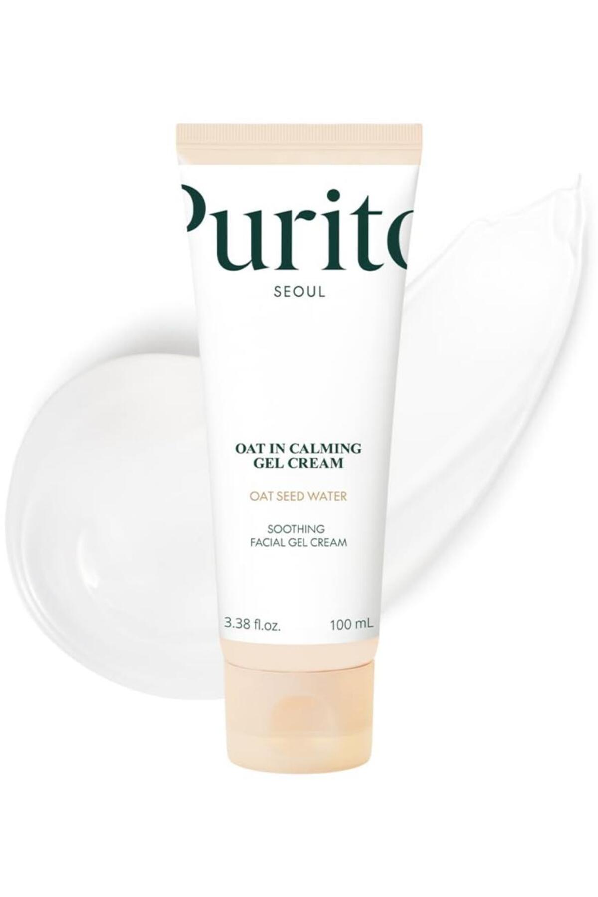 Purito Oat In Calming Gel Cream | %77 Yulaf Suyu Yatıştırıcı Nemlendirici Fungal Akne Uyumlu Jel Krem 100 ml