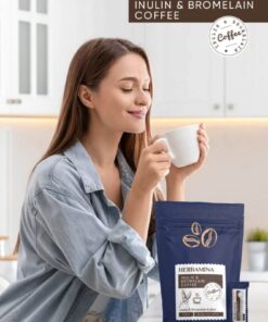 Herbamina Inülin Ve Bromelain Coffee - 90gr - Görsel 3