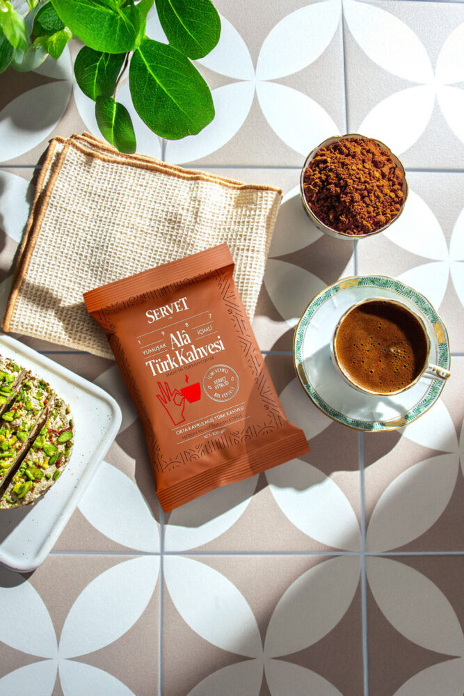 Servet Servet Alâ Türk Kahvesi 100 gr 3'lü Paket - Görsel 2