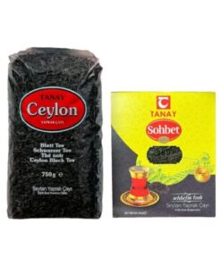 Tanay Ceylon Ithal Yaprak Seylan Çayı 750 gr + Sohbet Bergamotlu İthal Seylan Yaprak Çayı 400 gr