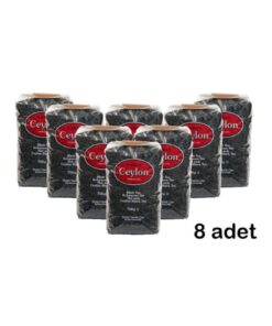 Tanay Ceylon Ithal Sri Lanka Siyah Yaprak Seylan Çayı Kaçak Çay 750 gr X 8 Adet (6.000 GR)
