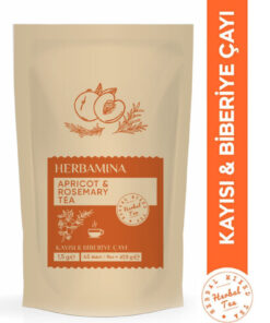 Herbamina Kayısı & Biberiye Karışık Bitki Çayı (APRİCOT & ROSEMARY TEA) 1,5grx45 Saşet