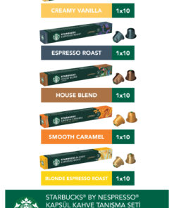 Starbucks Nespresso Uyumlu Kapsül Kahve Tanışma Seti 50'li