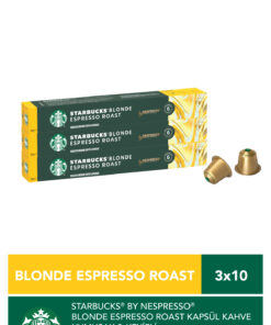 Starbucks Nespresso Uyumlu Kapsül By Nespresso Blonde Espresso Kapsül Kahve 3 X 10 adet