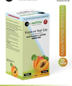 Bilge İlaç Matcha Premium Japanese Premium Japanese Kayısı Aromalı Detox Burner Form Matcha Çayı